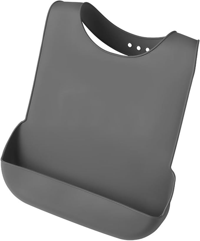 Silicone Adult Bib, Washable and Adjustable Bib - Image 8