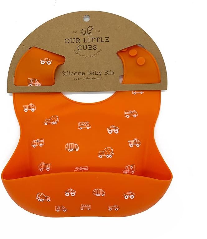 Silicone Baby Bibs Adjustable Fit Baby Bib Waterproof Bibs Baby Eating Supplies by OurLittleCubs