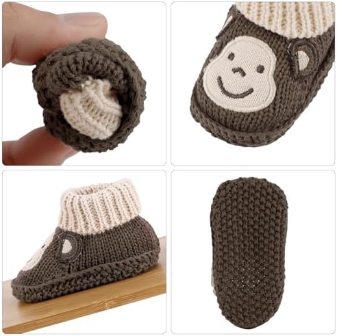 Newborn Knit Booties Soft Baby Sock Boots - Image 2