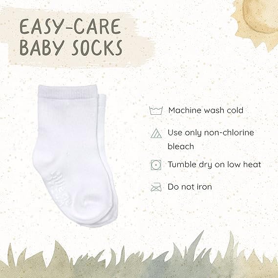 Little Me 20-Pack Newborn Baby Infant & Toddler Unisex Socks, 0-12/12-24 Months - Image 9
