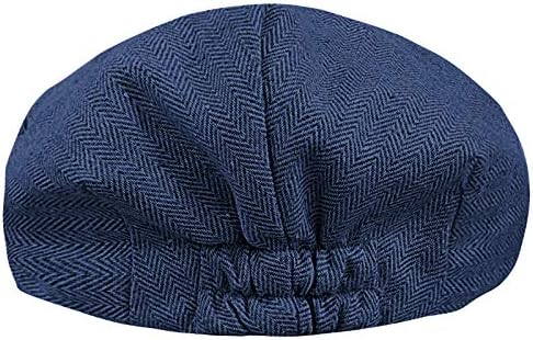A&J DESIGN Baby Boys Newsboy Cap Toddler Kids Tweed Vintage Flat Hat - Image 2