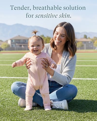 PurComfy Bamboo Viscose Baby Zipper Footie Pajamas, 0-3-6-9-18-24 Months | Ideal - Image 2