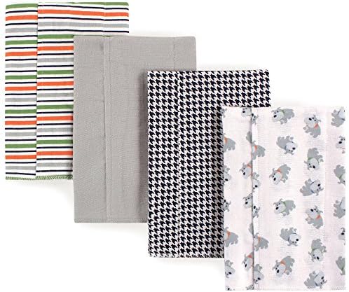 Luvable Friends Unisex Baby Cotton Flannel Burp Cloths, One Size by Luvable+Friends