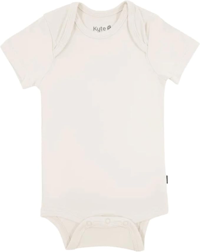 KYTE BABY Short Sleeve Baby Bodysuit, Buttery Soft Rayon Made From Bamboo by KYTEBABY