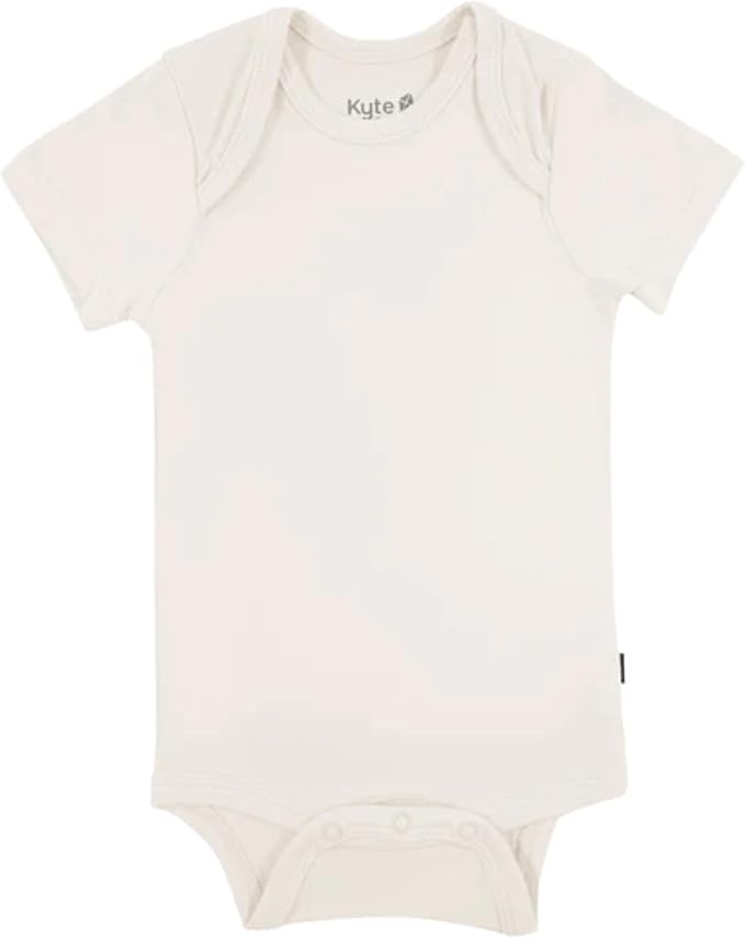 KYTE BABY Short Sleeve Baby Bodysuit, Buttery Soft Rayon Made From Bamboo by KYTEBABY