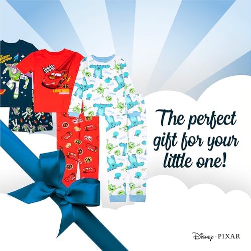 Disney Unisex Kids' 6-piece Snug-fit Cotton Matching Comfortable Pajama Set - Image 6