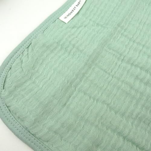 HonestBaby Multipack Woven Burp Cloths Soft Absorbent Multi-layered 100% - Image 5