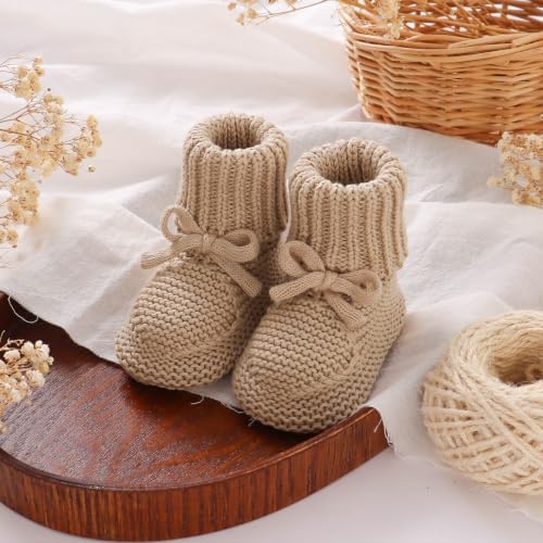 LAWKUL Cotton Baby Sweater and Booties Set - Image 6
