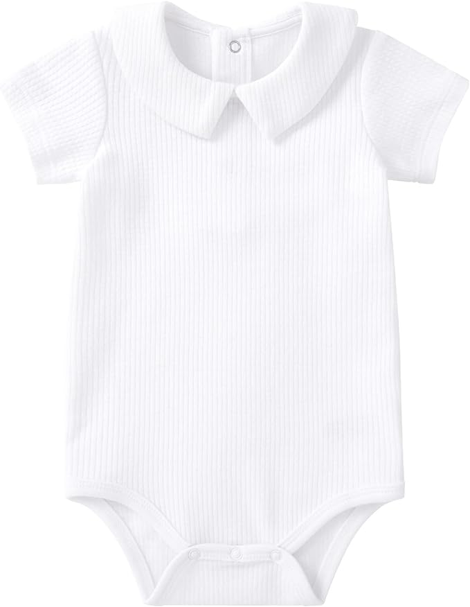 pureborn Baby Girls Boys Bodysuit Super Soft Cotton Romper 0-24 Months | by pureborn
