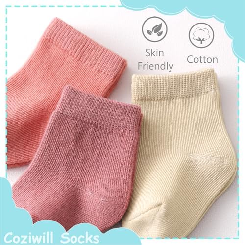 Baby Socks Infant White Crew Socks Baby Girls Soft Newborn Dress Sock Boys - Image 4