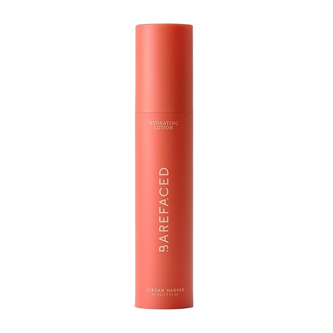 Barefaced Hydrating Lotion 1.7 Fl Oz - Oil Free, Lightweight Moisturizer with Niacinamide, Hyaluronic Acid & Ceramides - Anti-Aging, Calms Redness, and Improves Skin