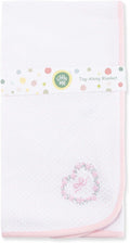 Little Me Blankets for Baby Girls' Thank Heaven for Little Girl's Swaddling by LittleMeChildrensApparel