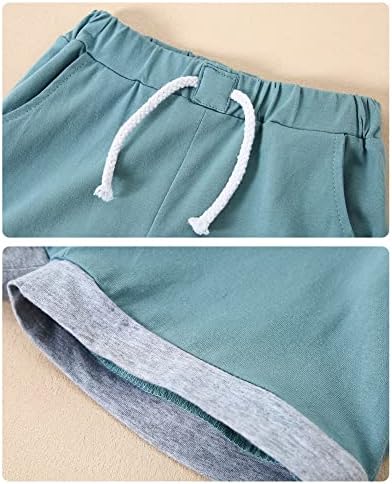SANMIO Toddler Boy Clothes Summer Outfits Hoodie Tank Tops and Shorts Set - Image 7