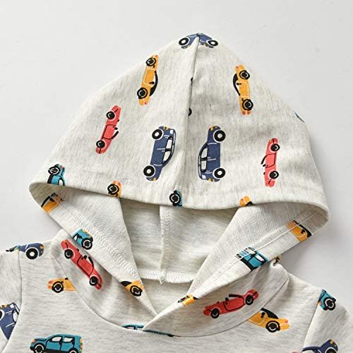 KuKitty Toddler Infant Baby Boy Clothes Animal Style Long Sleeve Hoodie Tops - Image 3