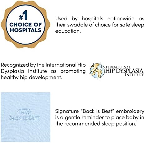 HALO Sleepsack Swaddle 100% Organic Cotton Newborn 1-Piece Gift Set - Image 5