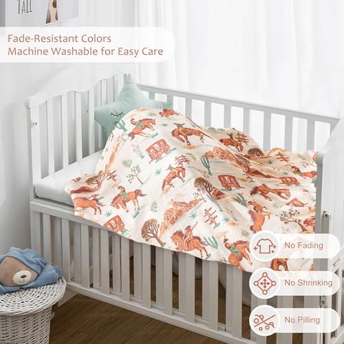 Baby Swaddle Blankets, Bamboo Muslin Receiving Blanket | 4-Pack, Lightweight & - Image 5