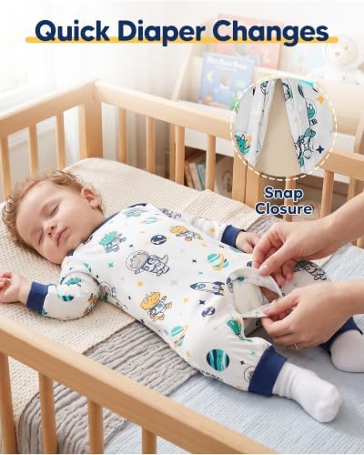 NZRVAWS Newborn Baby Boy Clothes Infant Romper 2-Pack outfit Cute Pattern - Image 3