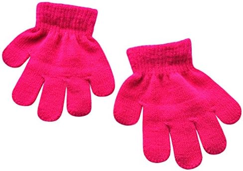 Toddler Boys and Girls Winter Knitted Writing Gloves, 1-3 Years Old by Unknown