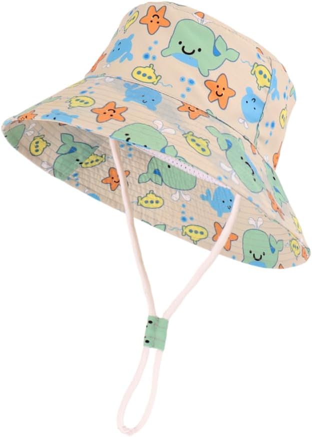 LANGZHEN Sun Protection Hat for Kids Toddler Boys Girls Wide Brim Summer by LANGZHEN