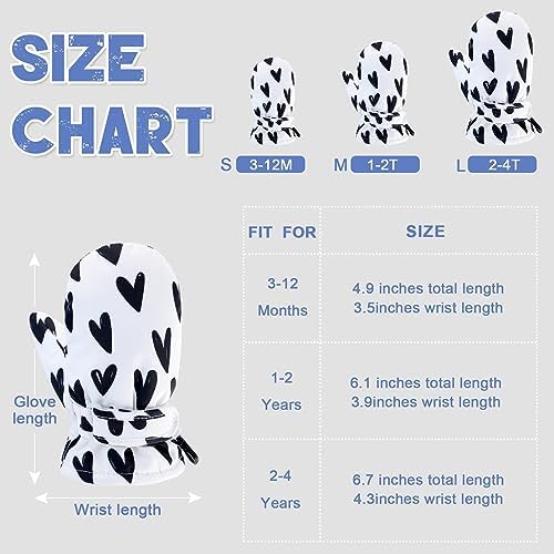 BAVST Toddler Waterproof Mittens Fleece Lined Baby Boys Girls Winter Warm Glove - Image 5