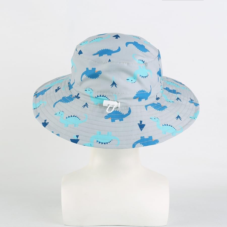 LANGZHEN Sun Protection Hat for Kids Toddler Boys Girls Wide Brim Summer - Image 4