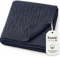 Receiving Blankets, 100% Organic Cotton Knit, Newborn Baby Swaddle | by huxie