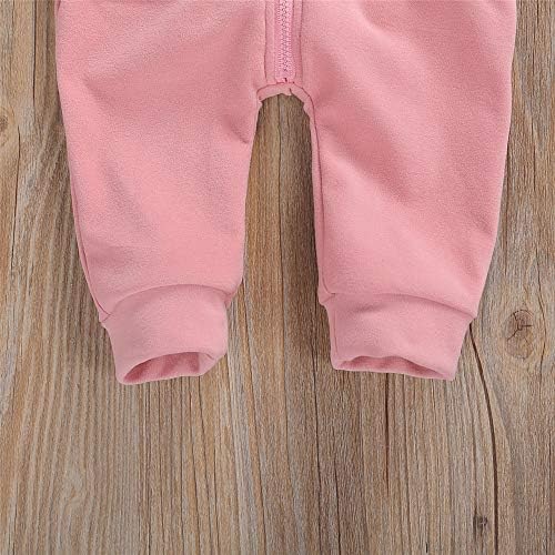 FYBITBO Infant Baby Boys Girls Clothing Zipper Hooded Jumpsuit Romper Long - Image 5