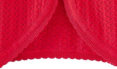 Toddler Girls Cardigan Sweater Bolero Shrug Baby Kids Long Sleeve Cropped Dress - Image 3