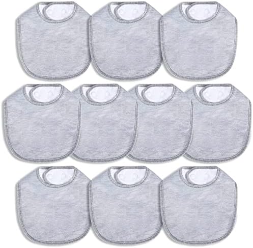 Hakochia Waterproof Baby Bibs Organic Cotton Super Soft and Absorbent by Hakochia
