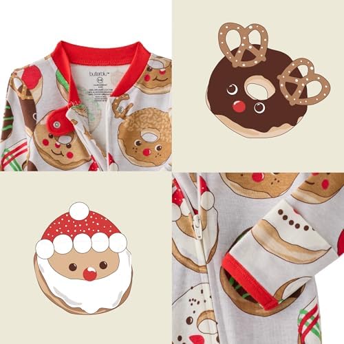 Butterblu Scout Sleep & Play 100% Organic Cotton Footed Zip Front PJs | GOTS - Image 6