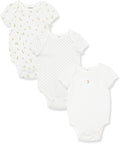 Little Me Clothes for Baby Girls' 3-Pack 100% Cotton Bodysuits by LittleMeChildrensApparel