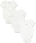 Little Me Clothes for Baby Girls' 3-Pack 100% Cotton Bodysuits by LittleMeChildrensApparel