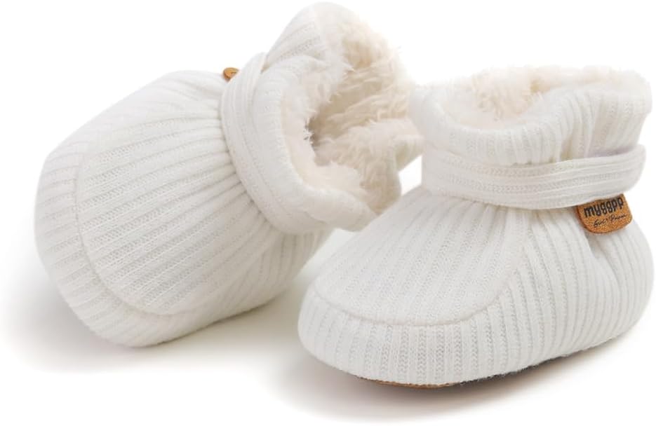 Ohwawadi Infant Baby Slippers Girls Boys Booties Warm Baby Socks Shoes Newborn - Image 5