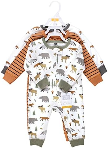 Hudson Baby Unisex Baby Cotton Sleep and Play - Image 2