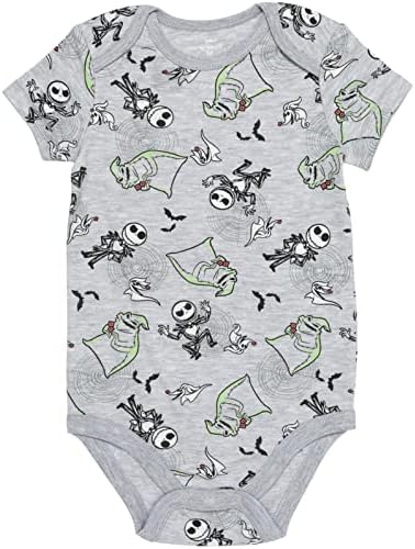 Disney Nightmare Before Christmas Baby 5-Pack Short Sleeve Bodysuits - Image 2