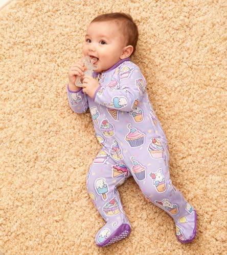 uideazone Baby Girls Footed Pajamas, Zip Sleeper - Image 6