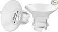 2pcs Upgraded Flange Inserts 20mm Compatible with Momcozy/Medela/Spectra/eufy/Elvie/Lansinoh/TSRETE/Paruu Wearable Pump with 24mm Shields/Flanges, Reduce 24mm Nipple Tunnel Down to 20mm