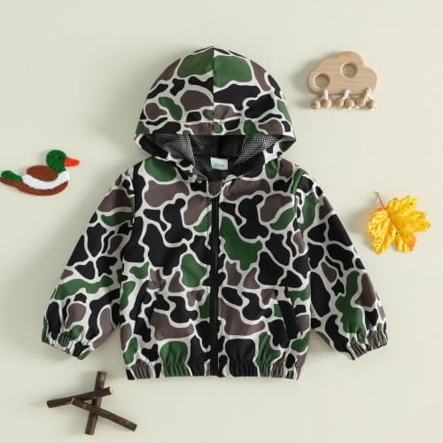 Toddler Baby Girl Windbreaker Jacket Zip Up Hoodie Long Sleeve Sweatshirt - Image 5