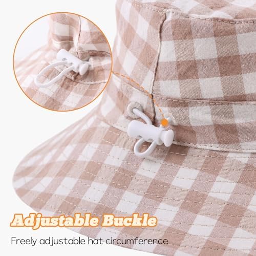 Bamery Baby Toddler Girls Bucket Hat Newborn Sun Hats - Image 5