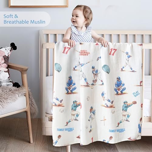 Baby Swaddle Blankets, Bamboo Muslin Receiving Blanket | 1-Pack, Lightweight & - Image 2