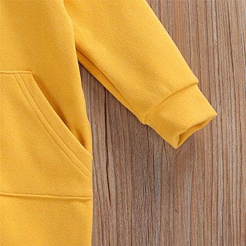 FYBITBO Infant Baby Boys Girls Clothing Zipper Hooded Jumpsuit Romper Long - Image 6