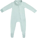 MON CHOU Organic Cotton Baby Pajamas - Ultra Soft Baby Footie Pajamas - 100% Pima Cotton PJ’s - Luxury Newborn Sleepers