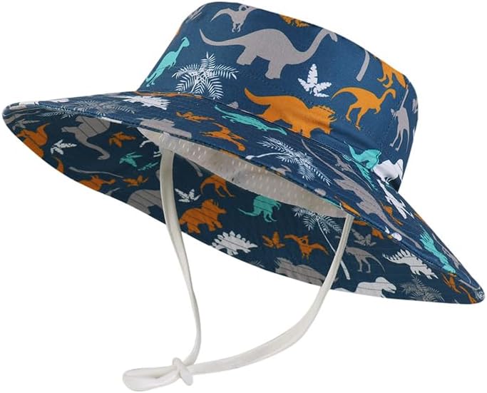 LANGZHEN Sun Protection Hat for Kids Toddler Boys Girls Wide Brim Summer by LANGZHEN
