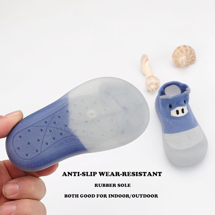 Baby Non Slip Socks Shoes Toddler Girls Boys First Walking Shoes Infant Indoor - Image 7