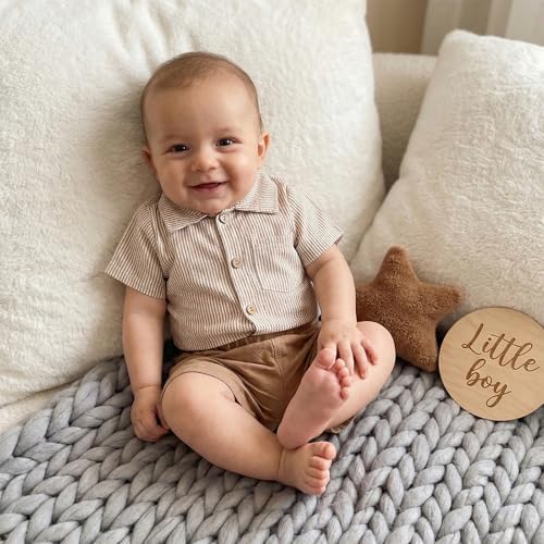 PUHHAPIEY Baby Boy Gentleman Wedding Outfit Dress Romper Suspender Pants | 0 3 - Image 2