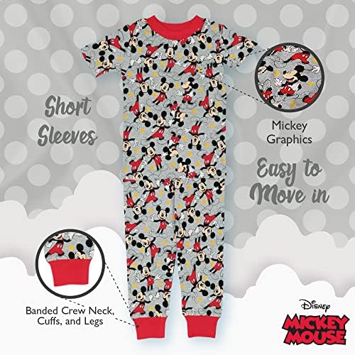 Disney Unisex Kids' 6-piece Snug-fit Cotton Matching Comfortable Pajama Set - Image 4