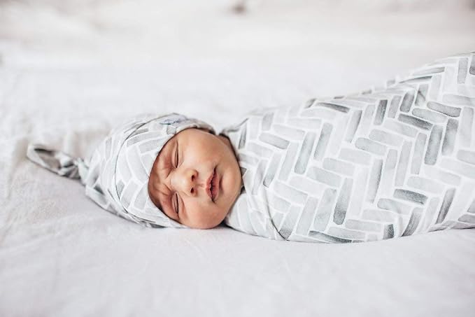 Copper Pearl Swaddle Blankets for Newborns | Soft Stretchy Receiving Blankets - Image 5