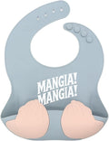 Teasin' Teethers Funny Italian Silicone Baby Bib by Unknown