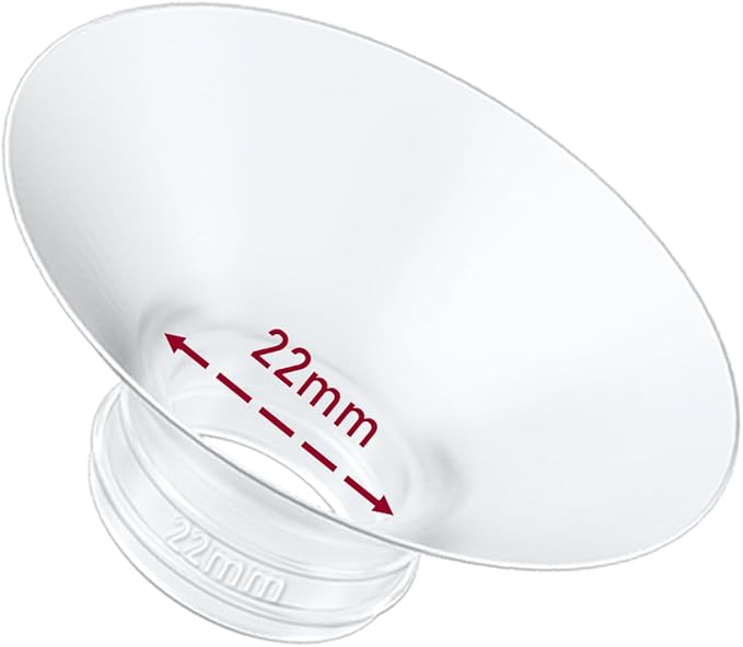 1pcs Breast Pump Flange Insert 22mm Compatible with Momcozy M9/M6/M5/S12 Pro/S9 Pro/V1 Pro/V2 Pro Wearable Breast Pump, Replace for Momcozy Pump Flange Insert, BPA Free, OEM, Not Original Parts