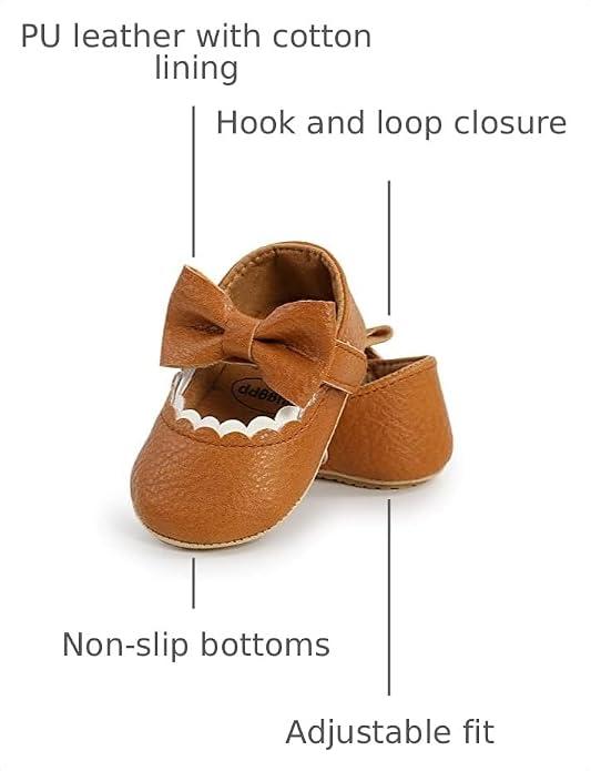 LAFEGEN Baby Girls Mary Jane Flats - Image 3